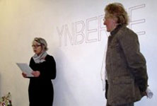 Ynberne in het SMAHK een presentatie van Betty Simonides en Guus Slauerhoff